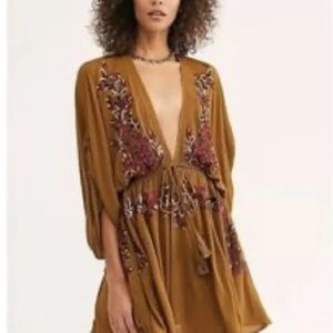 Free People Pretty Pineapple Dress
